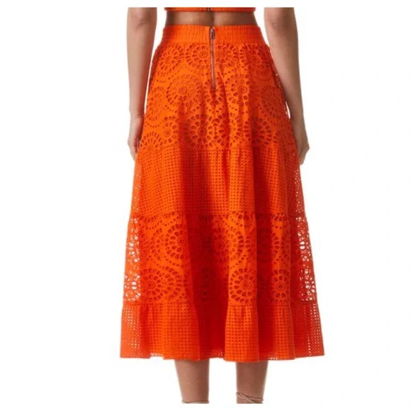 ALICE OLIVIA Melony Midi Skirt
